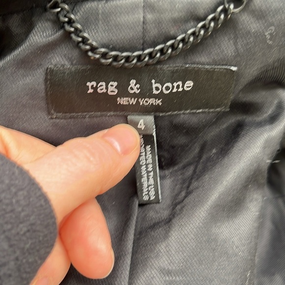 Rag and Bone Black Blazer - Picture 10 of 12